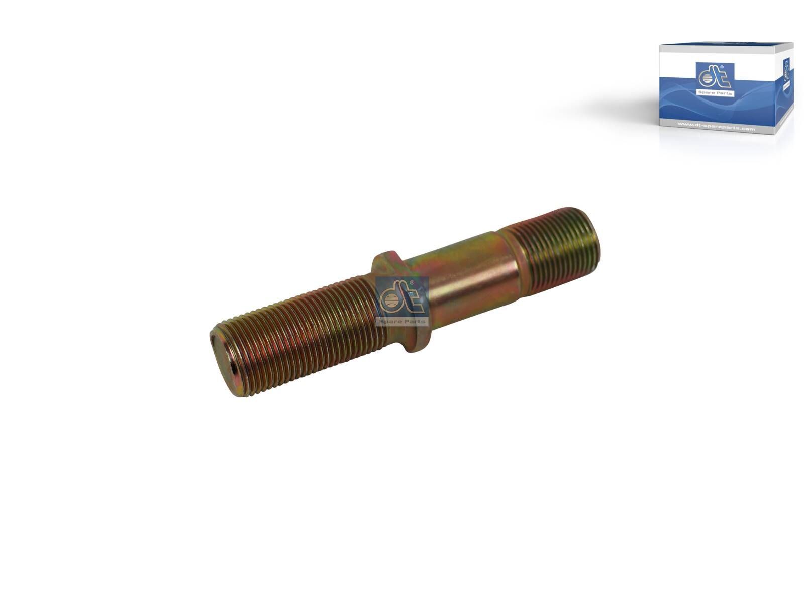DT Spare Parts 19.00158 Wheel bolt, complete, D: 20 mm, M20 x 1,5, LTh1: 39 mm, LTh2: 22 mm, D: 27 mm, L: 104 mm