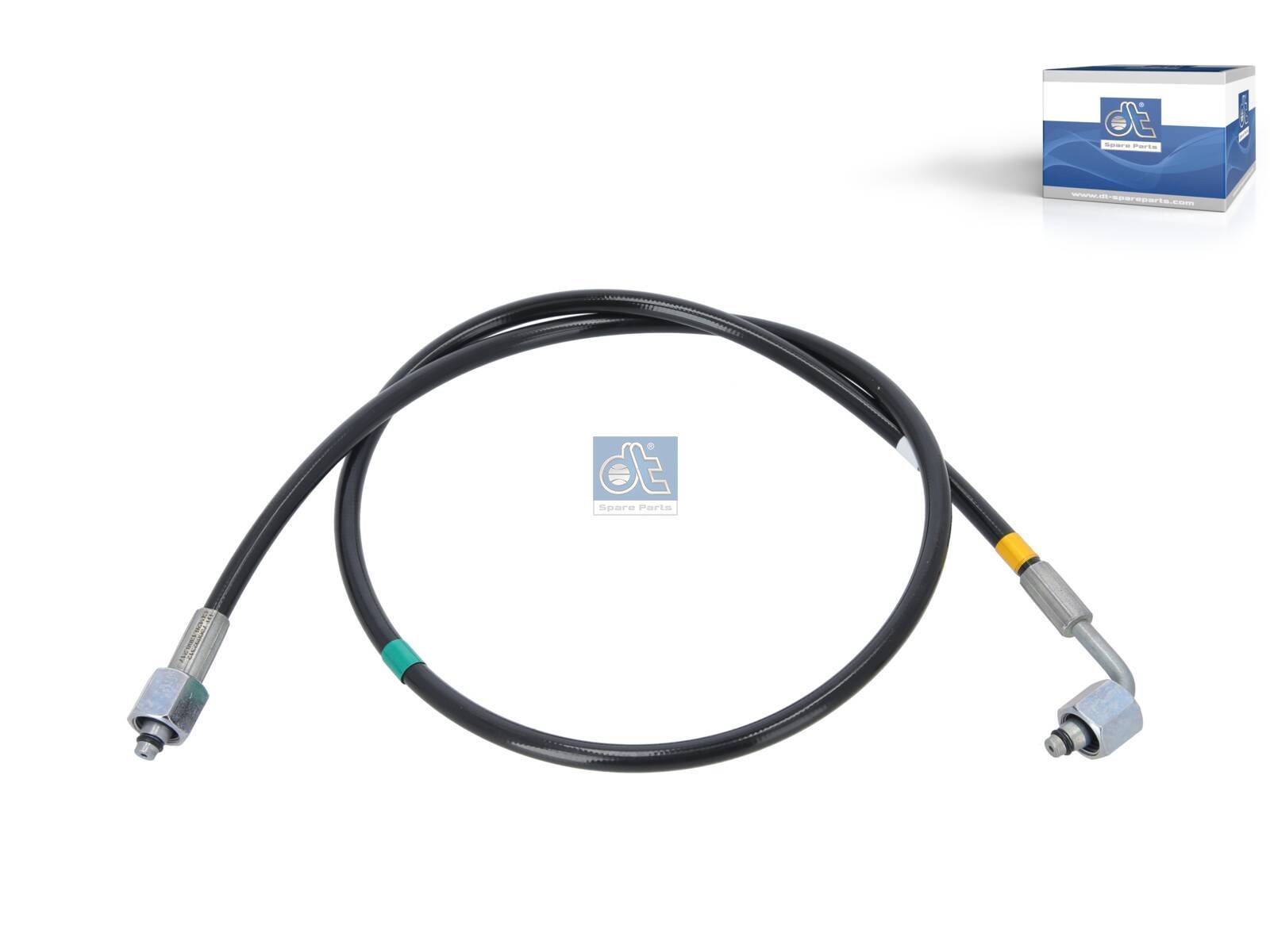 DT Spare Parts 1.00217 Hose line, cabin tilt, D: 8 mm, M14 x 1,5, L: 1040 mm, 362 bar