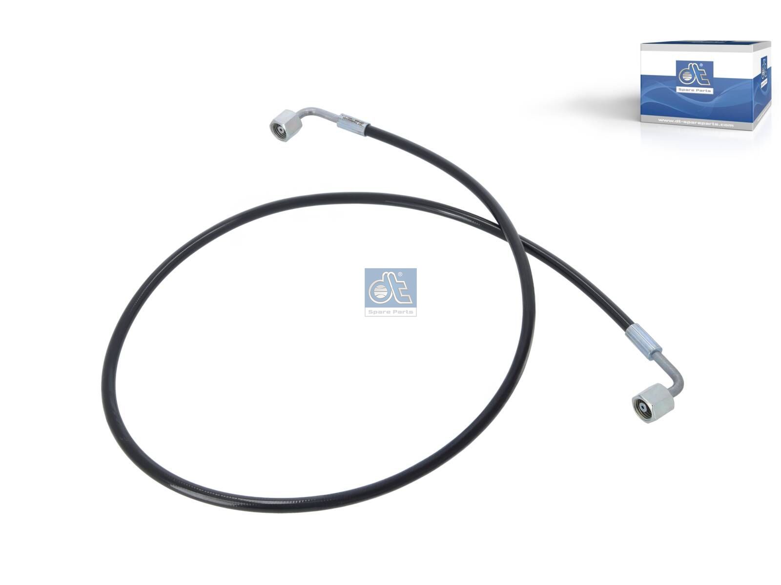 DT Spare Parts 1.00218 Hose line, cabin tilt, M14 x 1,5, L: 1145 mm, 420 bar