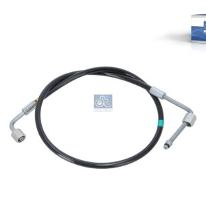 DT Spare Parts 1.00309 Hose line, cabin tilt, M12 x 1,5, L: 865 mm, 362 bar