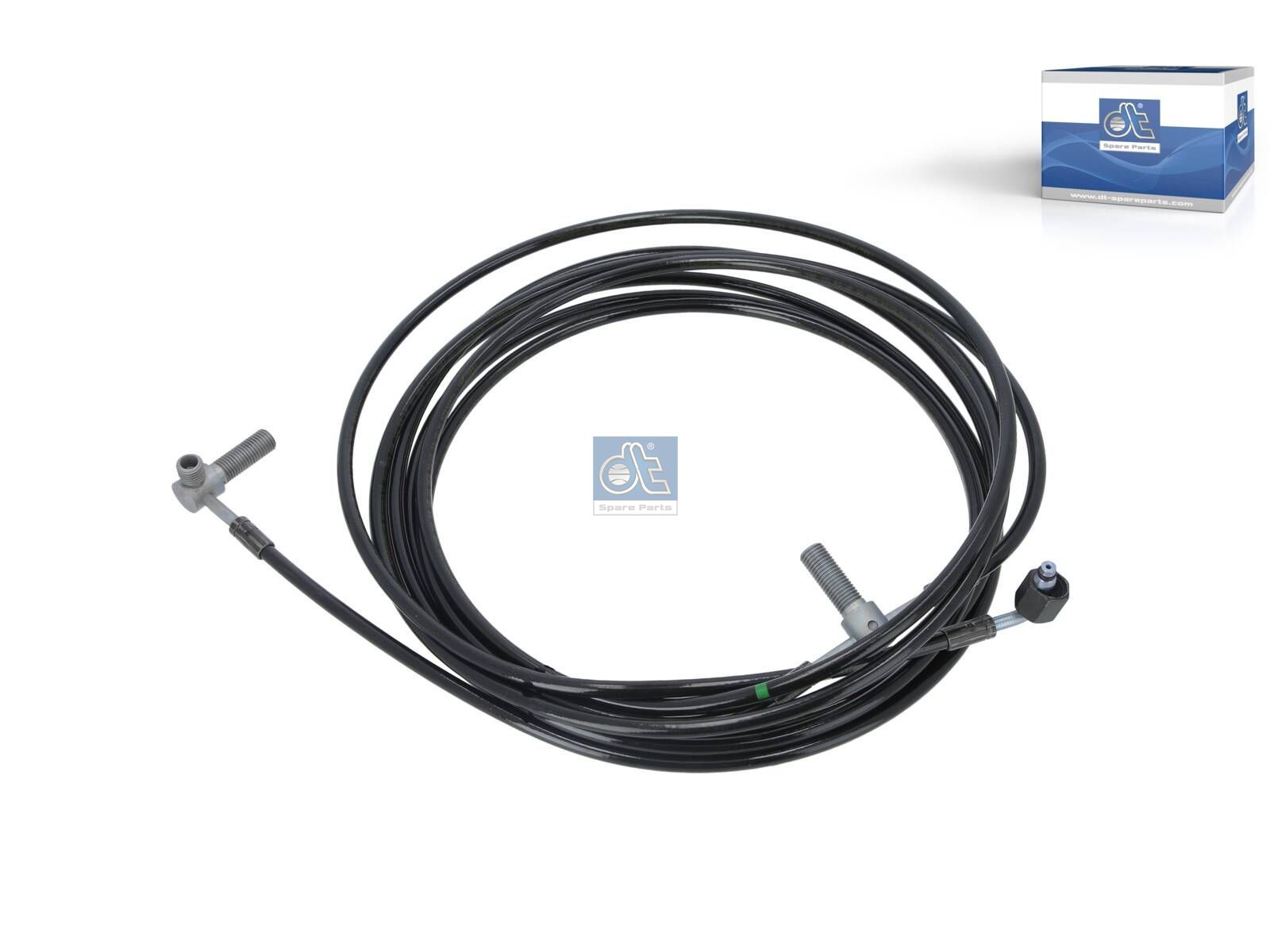 DT Spare Parts 1.00313 Hose line, cabin tilt, M14 x 1,5, L: 6430 mm, 362 bar