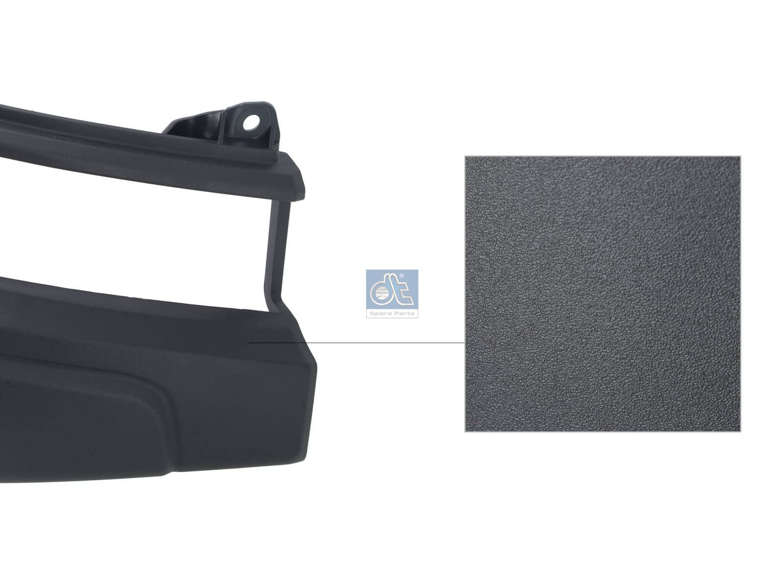 DT Spare Parts 1.00334 Bumper corner, right