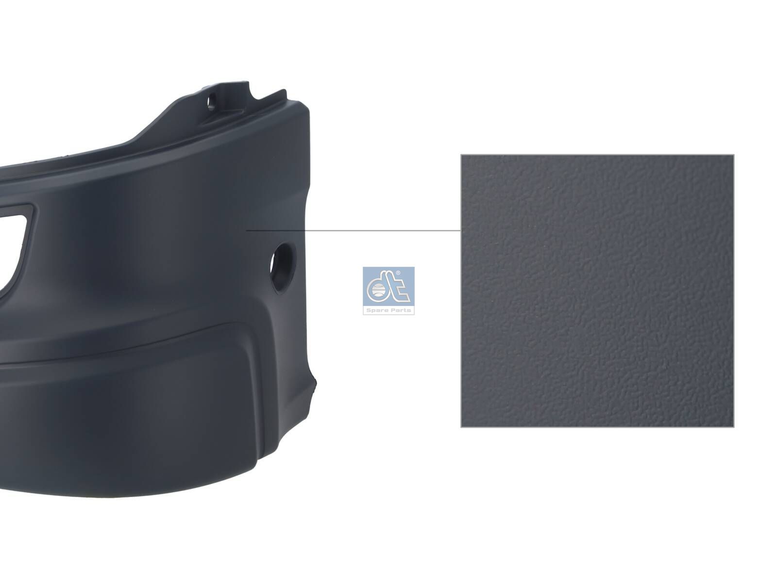 DT Spare Parts 1.00335 Bumper corner, left