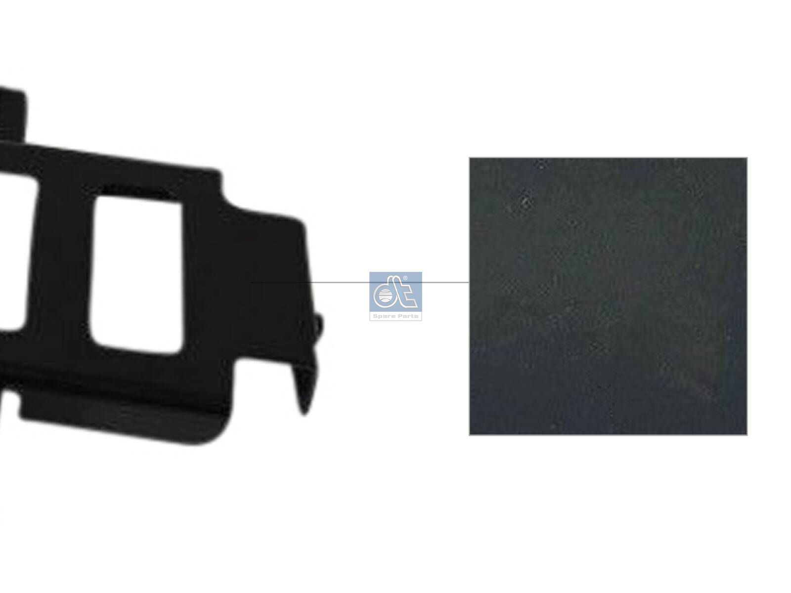 DT Spare Parts 1.00433 Bumper bracket