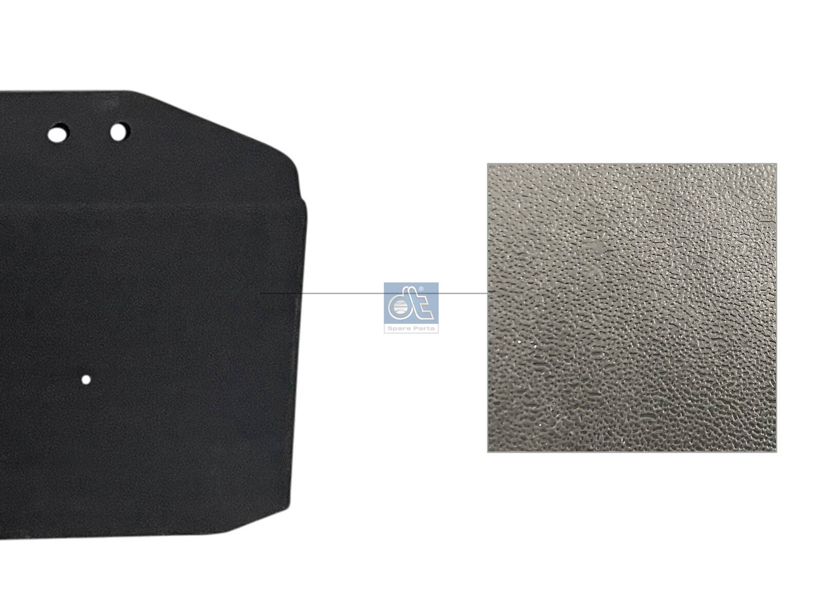 DT Spare Parts 1.00536 Splash guard, W: 715 mm, H: 210 mm