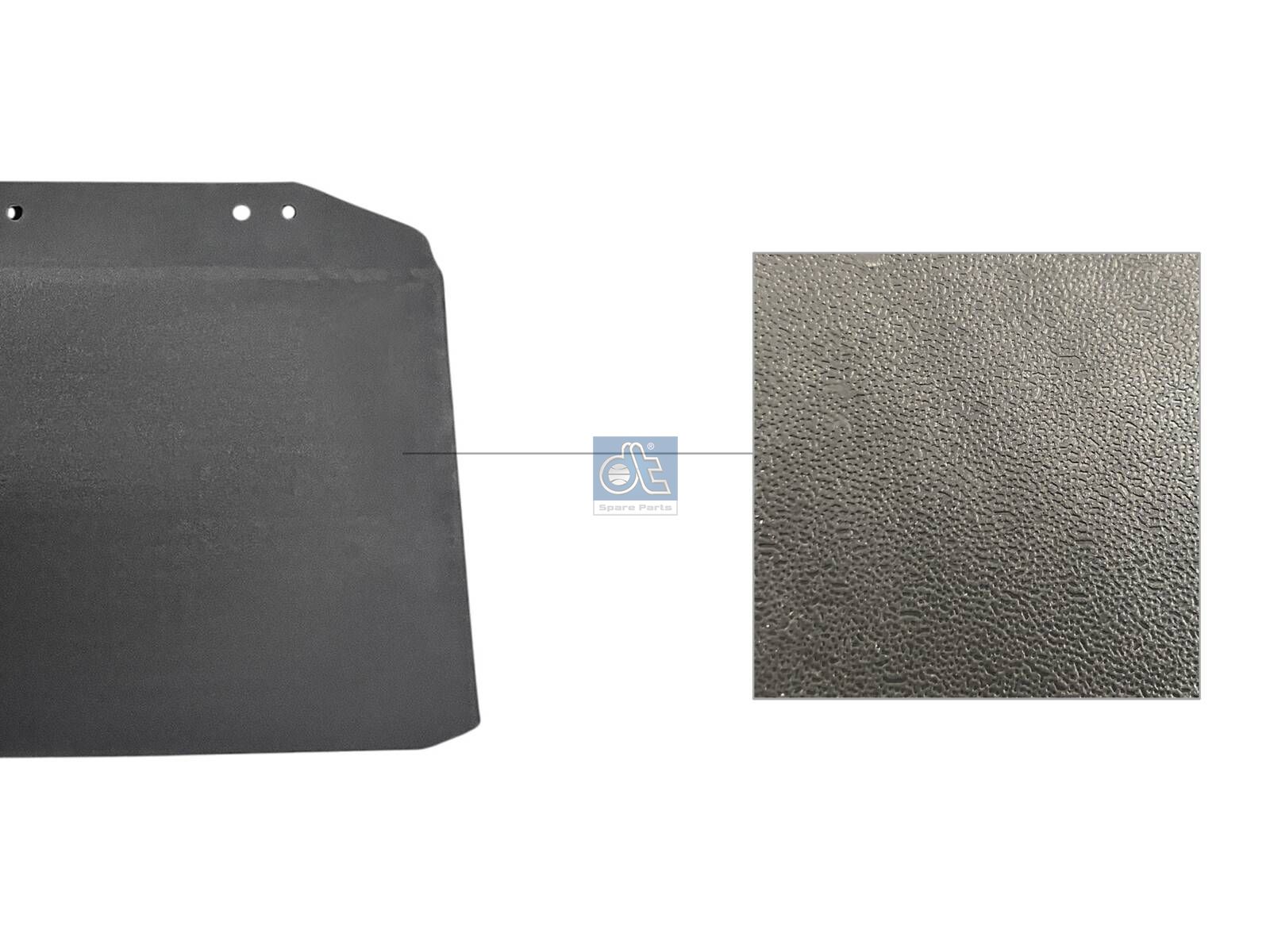 DT Spare Parts 1.00537 Splash guard, W: 715 mm, H: 330 mm