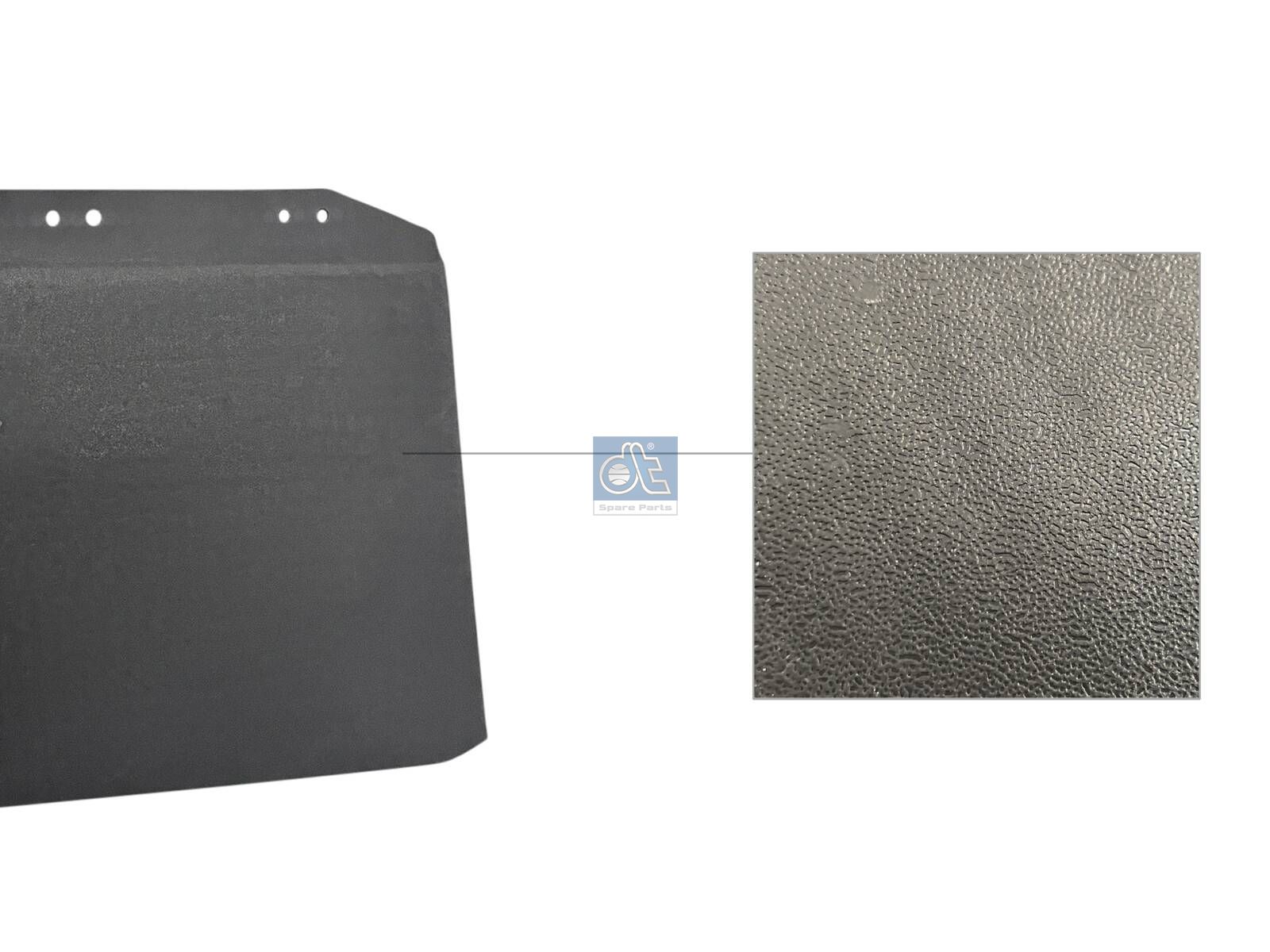 DT Spare Parts 1.00538 Splash guard, W: 715 mm, H: 390 mm