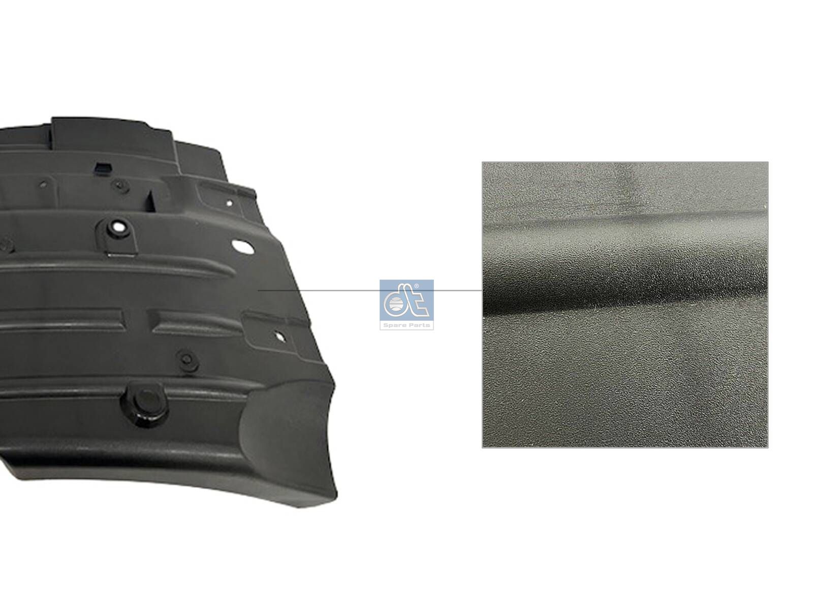DT Spare Parts 1.00594 Front fender, right