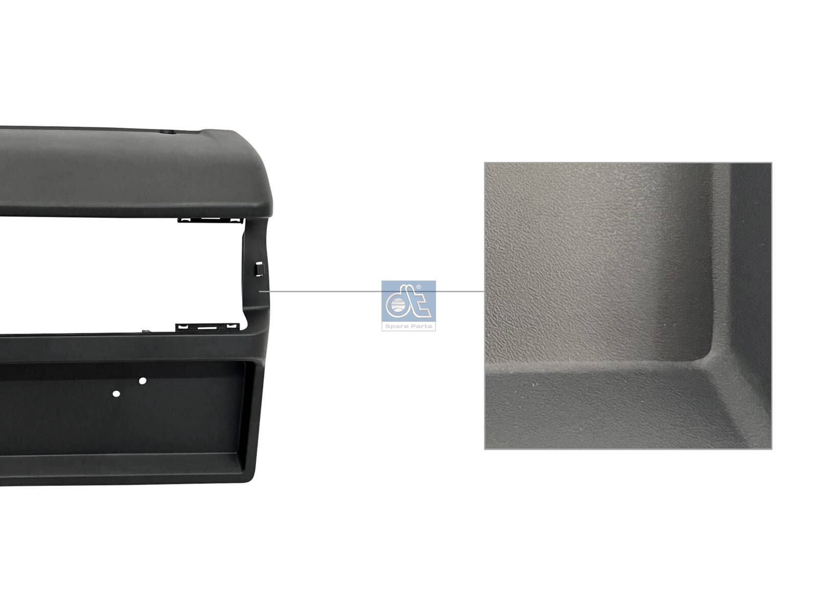 DT Spare Parts 1.00603 Cover, fender, left