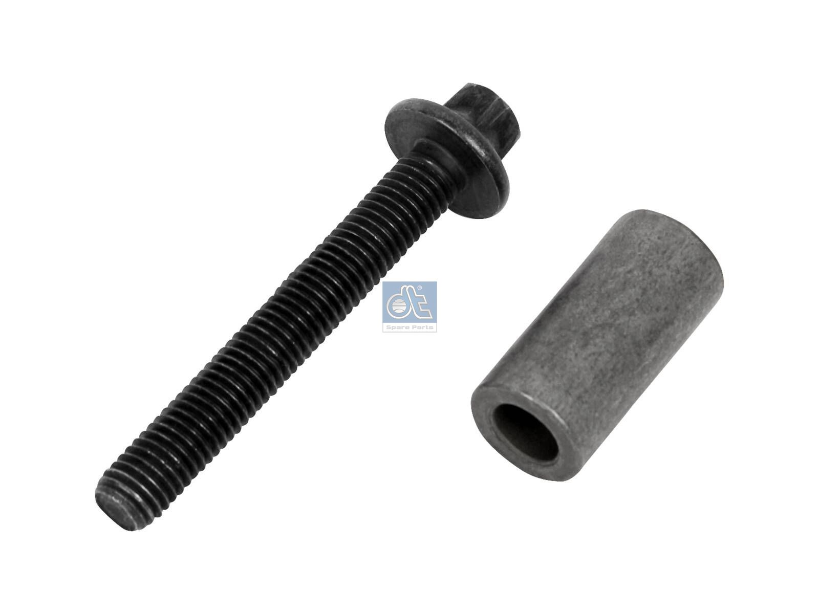 DT Spare Parts 1.10433 Screw with sleeve, exhaust manifold, M10 x 1,5, Lu: 70 mm, L2: 37 mm