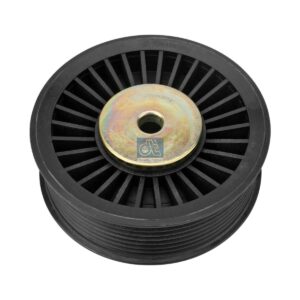 DT Spare Parts 1.11107 Tension roller, d: 10 mm, DP: 95 mm, W: 34 mm, 8 grooves