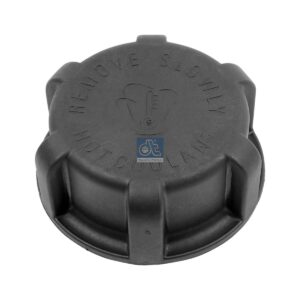 DT Spare Parts 1.11147 Cap with valve, expansion tank, with metallic pressure relief valv, D: 84.1 mm, H: 34.4 mm, Po: 0.75 bar