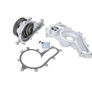 DT Spare Parts 1.11161 Water pump, complete with housing and gasket, DI: 112 mm, DP: 150 mm, 8 grooves