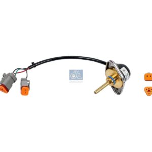 DT Spare Parts 1.11260 Charge pressure sensor, D1: 15.9 mm, D2: 6 mm, b: 6.5 mm, Lb: 48.5 mm, L: 215 mm
