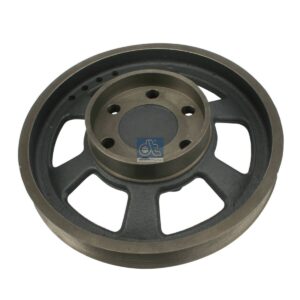 DT Spare Parts 1.11342 Pulley, M8, DP: 260 mm, H1: 34.3 mm, H2: 60 mm, 8 grooves