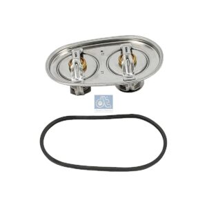 DT Spare Parts 1.11406 Thermostat, with gasket, 87 °C, 80 °C