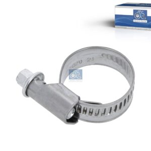 DT Spare Parts 1.11714 Hose clamp, Dmin: 16 mm, Dmax: 27 mm, W: 12 mm