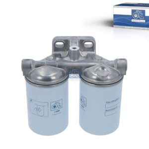DT Spare Parts 1.12126 Fuel filter, complete, d: 62 mm, D: 76 mm, M16 x 1,5, M14 x 1,5, H: 120 mm