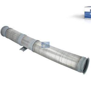 DT Spare Parts 1.12597SP Front exhaust pipe, tinned