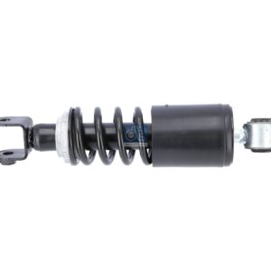 DT Spare Parts 1.14316 Cabin shock absorber, D1: 87.5 mm, D2: 40 mm, b1: 15 mm, b2: 14 mm, M14, Lmin: 277 mm, Lmax: 379 mm