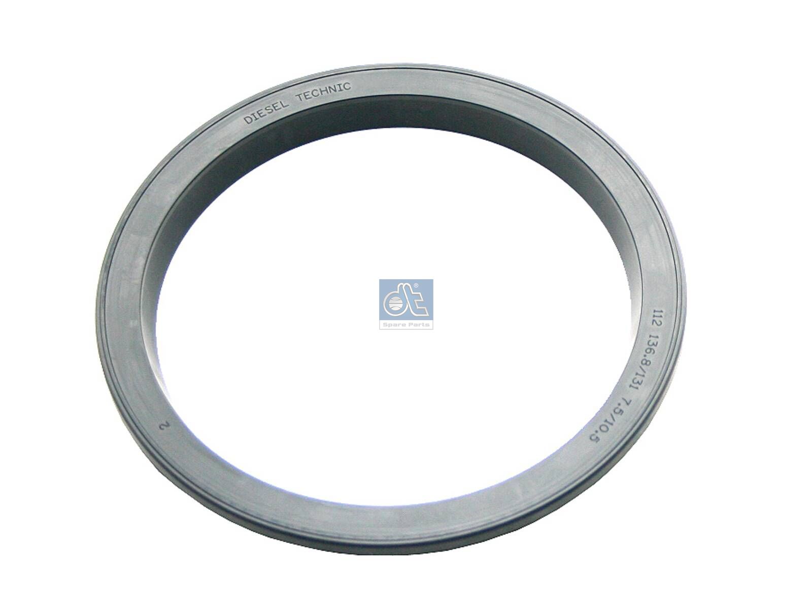 DT Spare Parts 1.17014 Oil seal, d: 112 mm, D: 136.8 mm, H1: 7.5 mm, H2: 10.5 mm