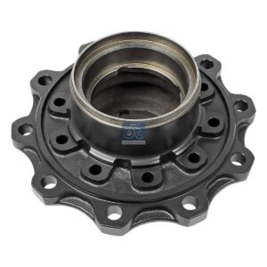 DT Spare Parts 1.17304 Wheel hub, without bearings, d1: 147 mm, d2: 147 mm, D: 380 mm, 10 bores, b: 22.3 mm, H: 211 mm
