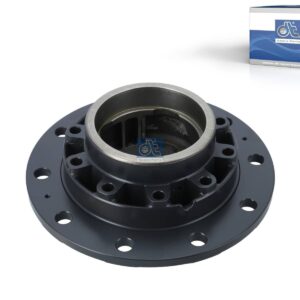 DT Spare Parts 1.17360 Wheel hub, without bearings, d1: 165 mm, d2: 165 mm, D: 385 mm, 10 bores, b: 24 mm, H: 169 mm