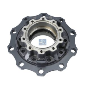DT Spare Parts 1.17363 Wheel hub, without bearings, d1: 148 mm, d2: 148 mm, D: 375 mm, 10 bores, b: 24 mm, H: 150 mm