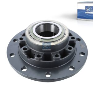 DT Spare Parts 1.17367 Wheel hub, with bearing, d1: 165 mm, d2: 165 mm, D: 385 mm, 10 bores, b: 24 mm, H: 169 mm