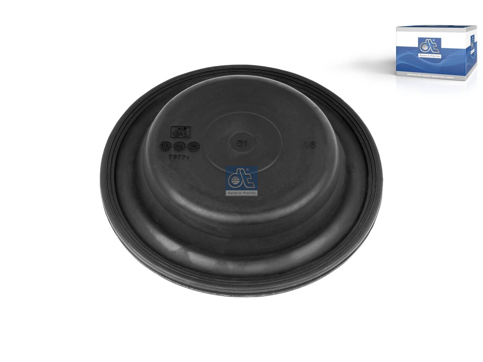 DT Spare Parts 1.18032 Diaphragm, D: 156 mm, T: 35 mm