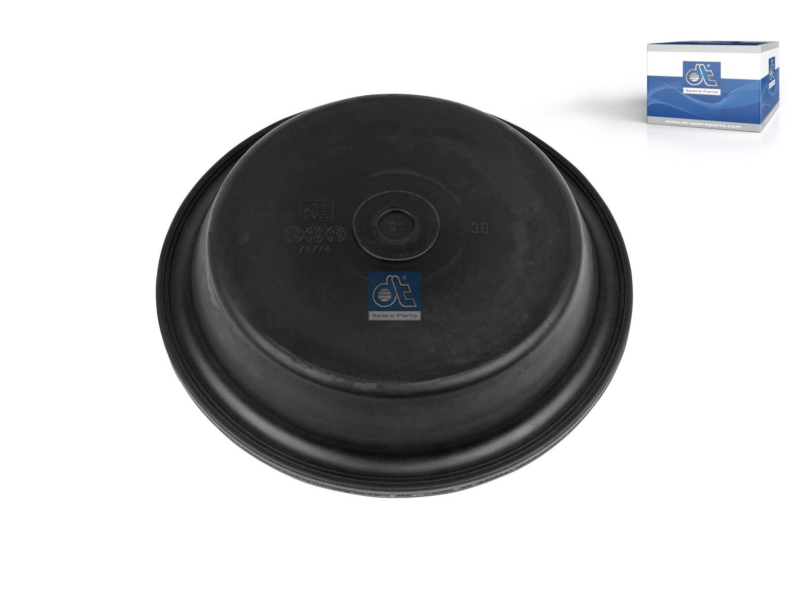 DT Spare Parts 1.18036 Diaphragm, D: 222 mm, T: 43 mm
