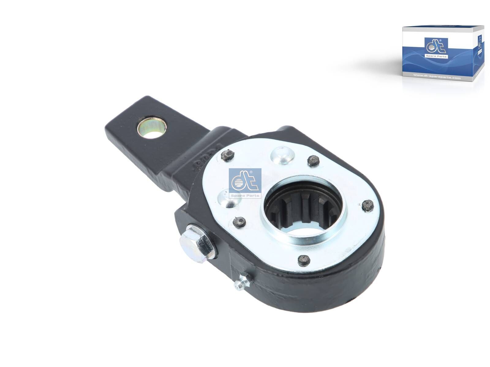 DT Spare Parts 1.18113 Slack adjuster, manual, right, SAE 1 1/2'' 10, b: 16 mm, Lb: 130 mm, Ol: 15.9 mm, 10 teeth