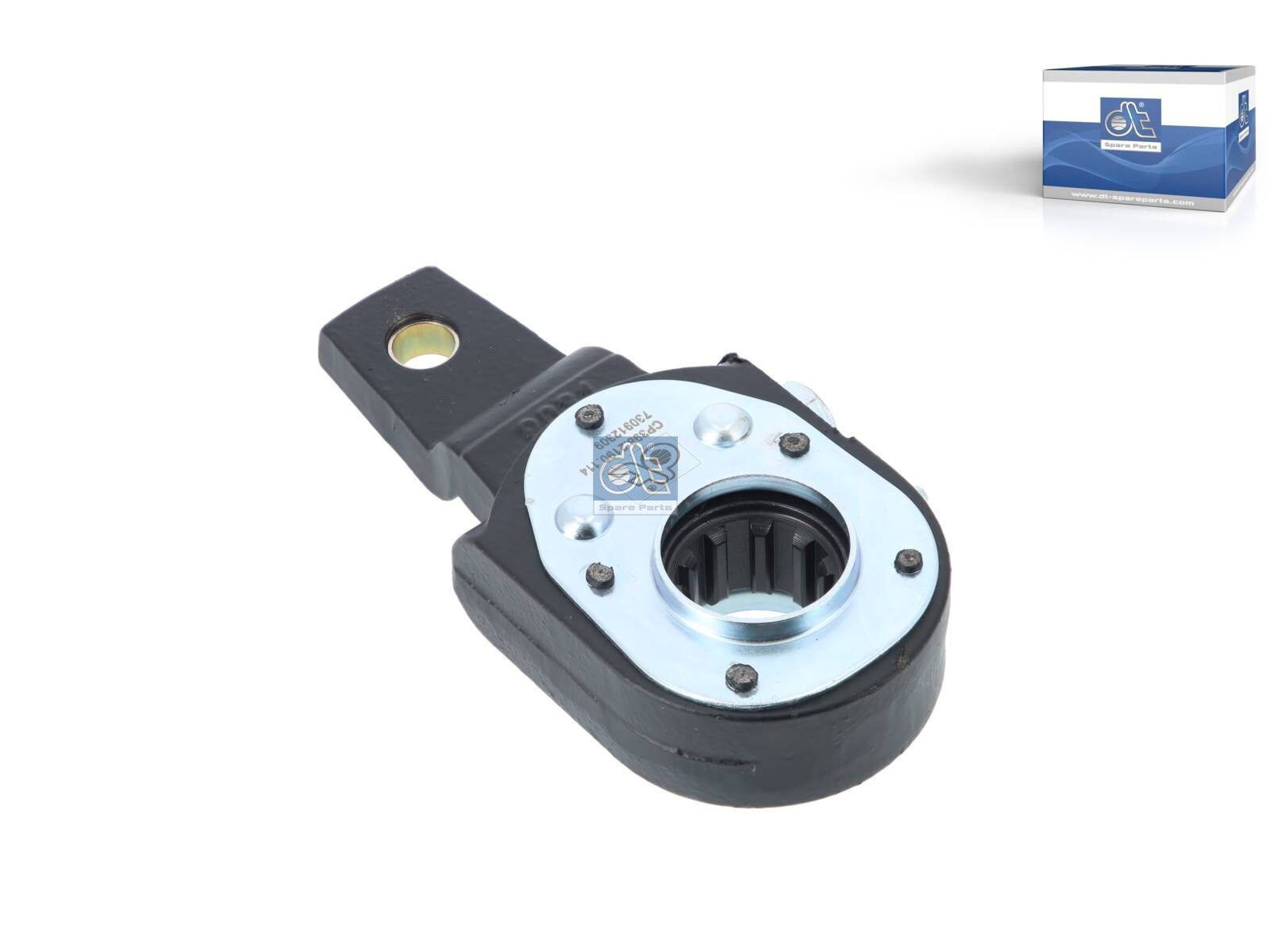 DT Spare Parts 1.18114 Slack adjuster, manual, left, SAE 1 1/2'' 10, b: 16 mm, Lb: 130 mm, Or: 15.9 mm, 10 teeth