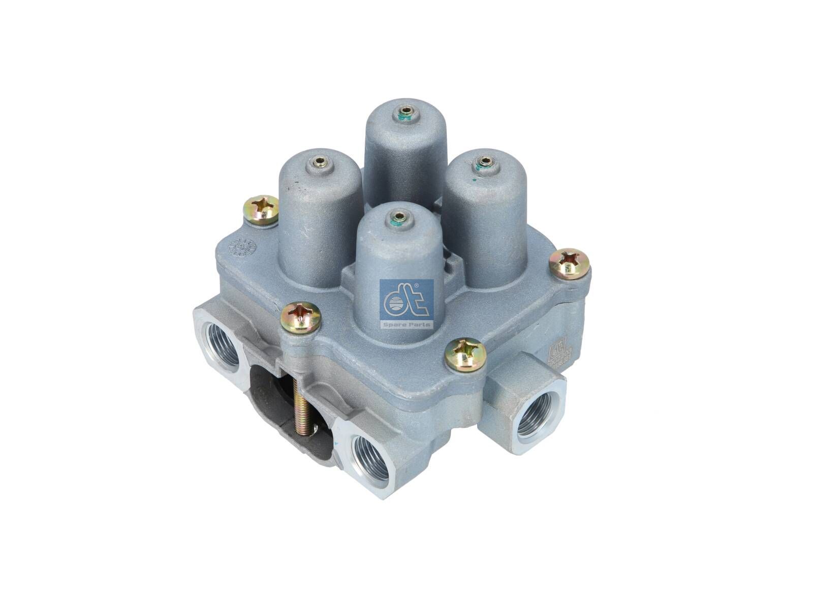 DT Spare Parts 1.18351 4-circuit-protection valve, M16 x 1,5, M22 x 1,5, max. 13 bar, Po21: 6.5 bar, Po22: 6.5 bar, Po23: 7.4 bar, Po24: 6.5 bar, Pc21: 4.5 bar, Pc22: 4.5 bar, Pc23: 4.5 bar, Pc24: 4.5 bar