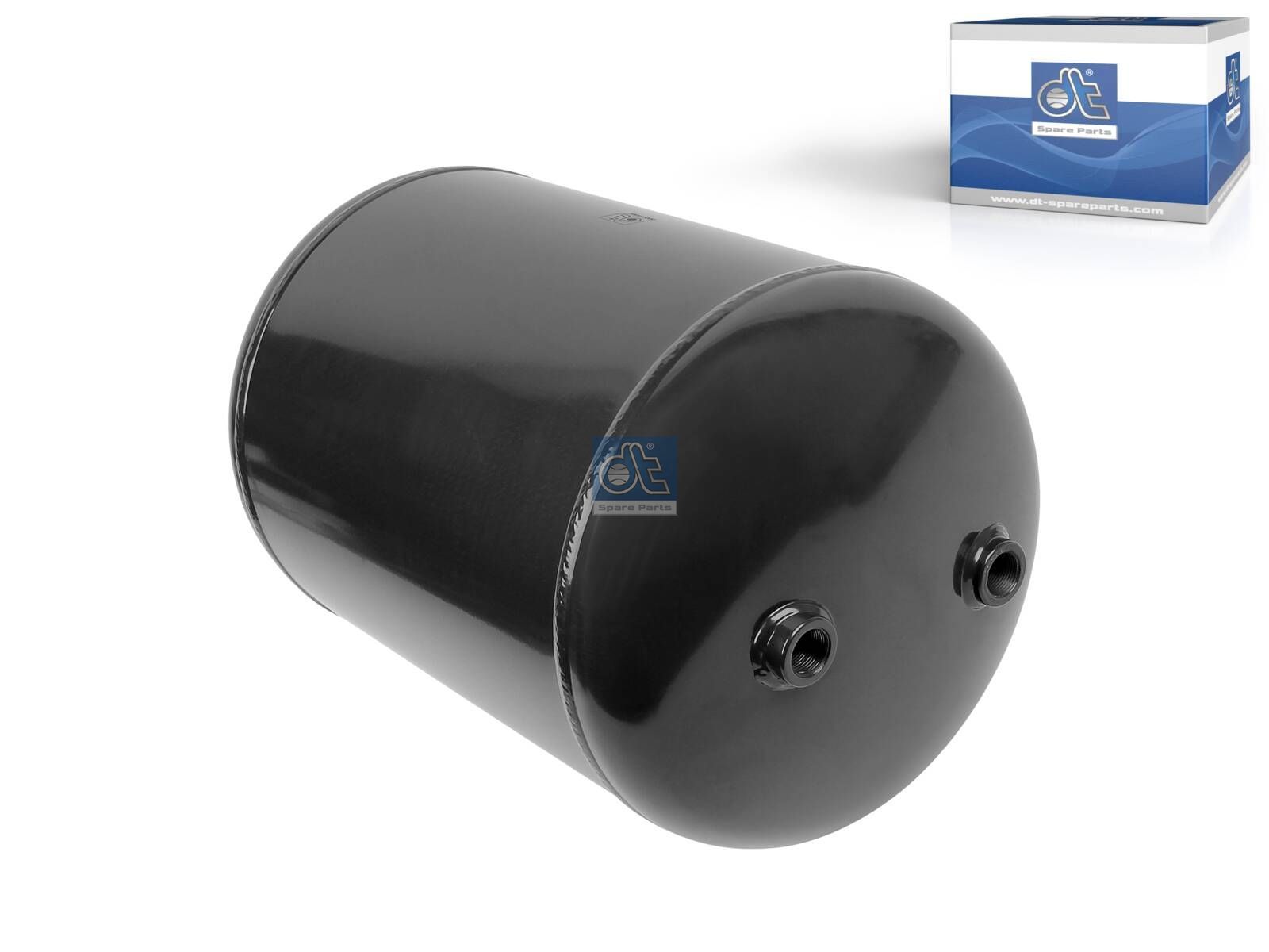 DT Spare Parts 1.18413 Air tank, 22 l, D: 276 mm, M22 x 1,5, L: 448 mm, 14.5 bar