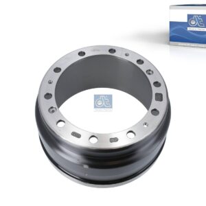 DT Spare Parts 1.18703 Brake drum, D: 413 mm, 10 bores, b: 23.5 mm, P: 335 mm, d: 295 mm, H: 263 mm, B: 188.5 mm