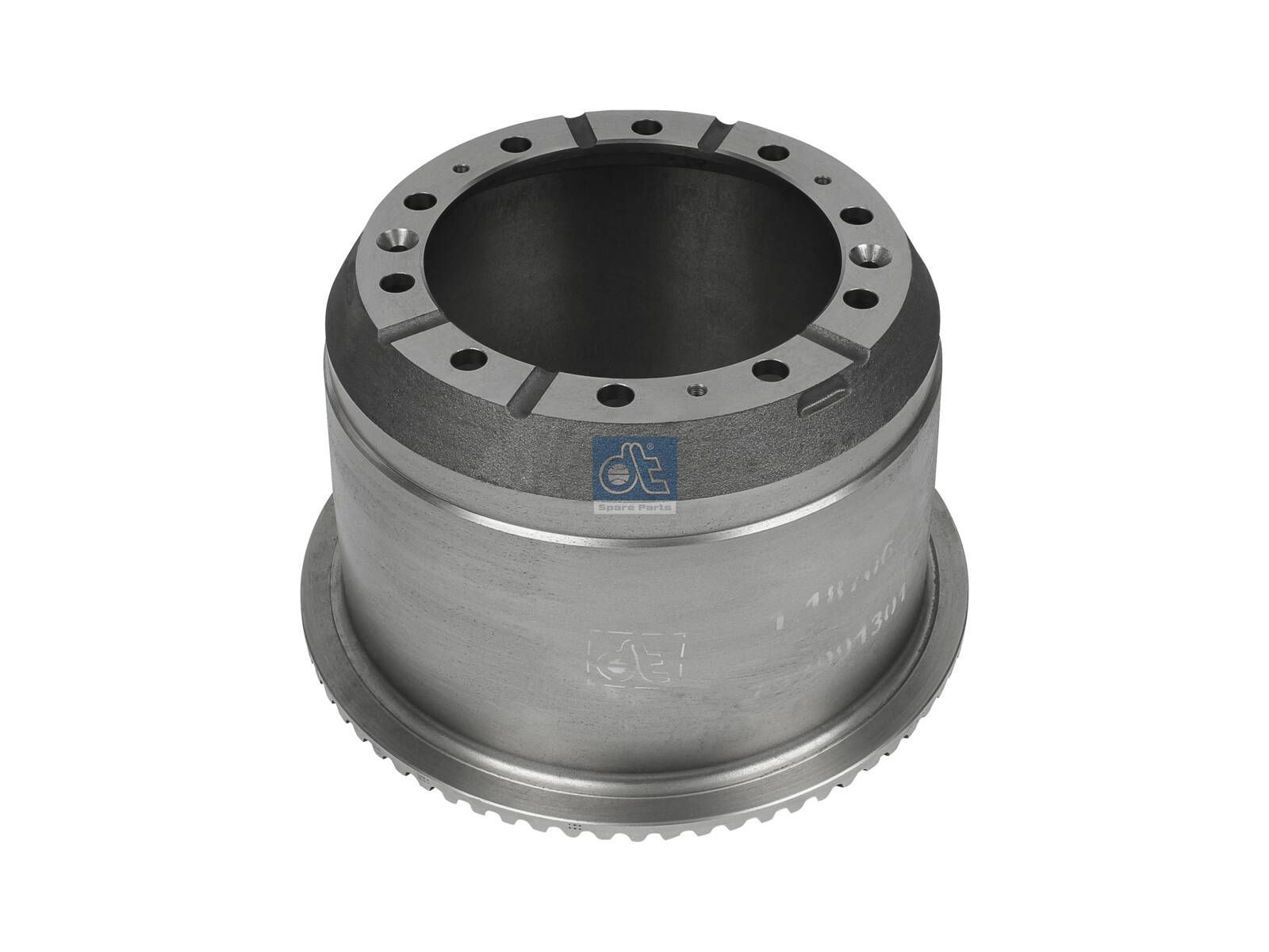 DT Spare Parts 1.18706 Brake drum, D: 413 mm, 10 bores, b: 23.5 mm, P: 335 mm, d: 295 mm, H: 320.5 mm, B: 265.5 mm
