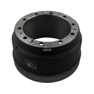 DT Spare Parts 1.18707 Brake drum, D: 413 mm, 10 bores, b: 23.5 mm, P: 335 mm, d: 295 mm, H: 254 mm, B: 185.5 mm