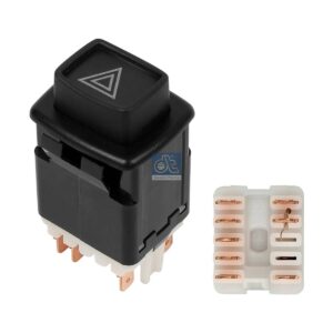 DT Spare Parts 1.21033 Hazard warning switch, 24 V