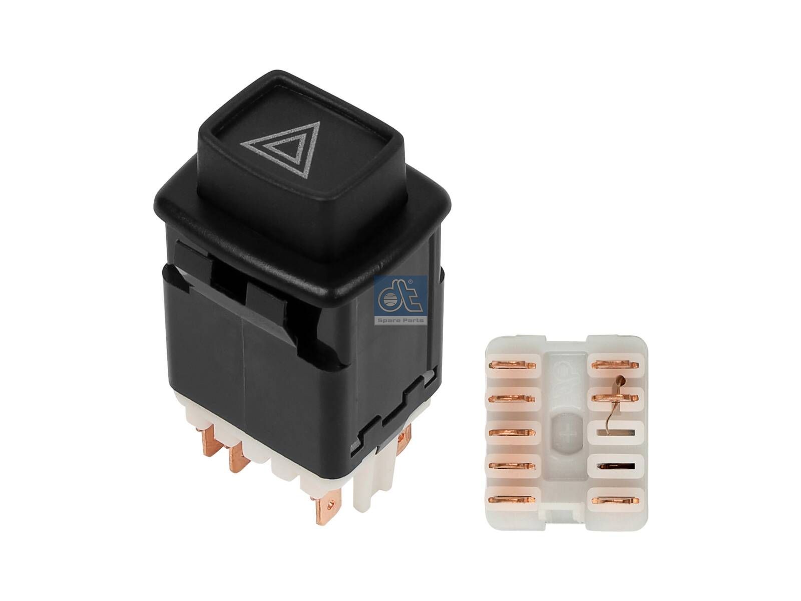 DT Spare Parts 1.21033 Hazard warning switch, 24 V