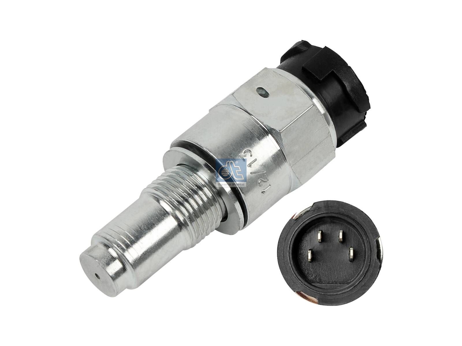 DT Spare Parts 1.21123 Impulse sensor, speed, 24 V, M18 x 1,5, SW: 27, 4 poles