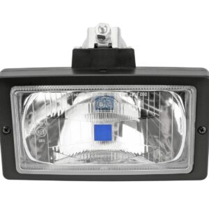 DT Spare Parts 1.21240 High beam lamp, without bulb, 24 V, L: 242 mm, W: 133 mm