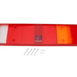 DT Spare Parts 1.21255 Tail lamp glass, L: 464 mm, H: 130 mm