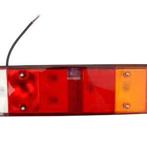 DT Spare Parts 1.21258 Tail lamp, left, Lb: 152 mm, M8, L: 465 mm, H: 130 mm, T: 80 mm