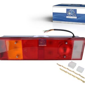 DT Spare Parts 1.21259 Tail lamp, right, Lb: 152 mm, M8, L: 465 mm, H: 130 mm, T: 80 mm