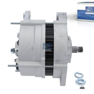 DT Spare Parts 1.21337 Alternator, without pulley and fan wheel, 24 V, I: 80 A