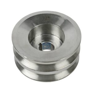 DT Spare Parts 1.21340 Pulley, alternator, d1: 17 mm, d2: 40 mm, DP: 76 mm, H: 36 mm, 2 grooves