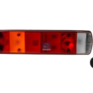 DT Spare Parts 1.21442 Tail lamp, right, 24 V, Lb: 152 mm, M8, L: 515 mm, H: 130 mm, T: 80 mm