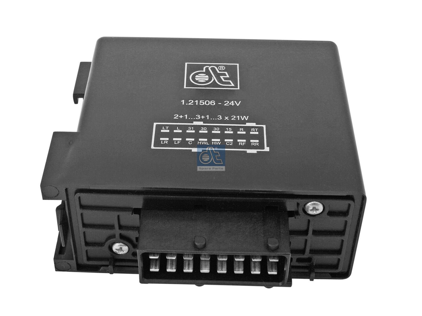 DT Spare Parts 1.21506 Turn signal relay, 24 V, 21 W, 2+1...3+1...3 x 21 W, 16 poles