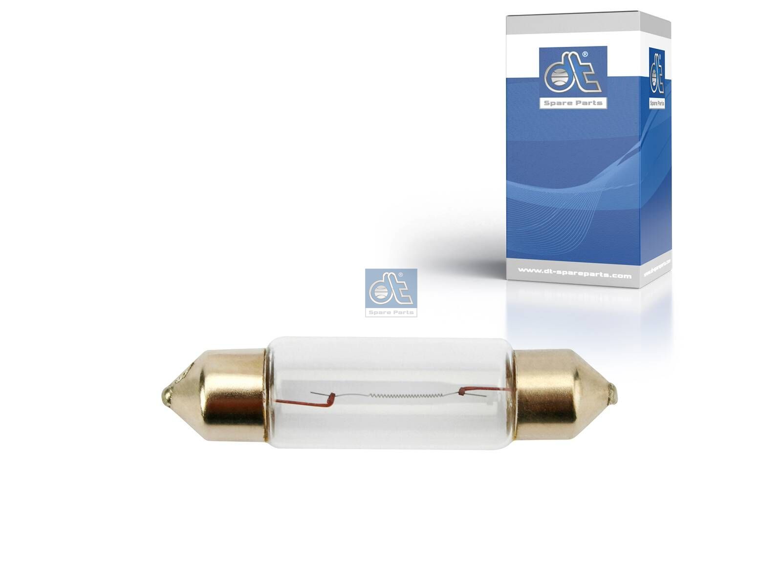 DT Spare Parts 1.21576 Bulb, 24 V, 10 W, L: 41 mm